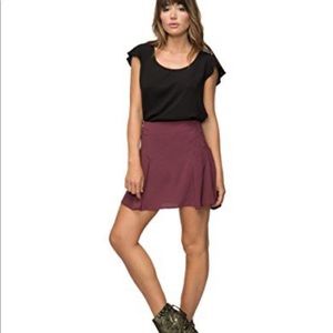 Tavik Maroon skirt
